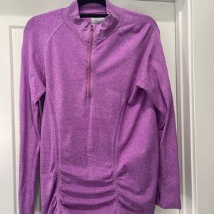 Athleta Purple Quarter Zip Size XL